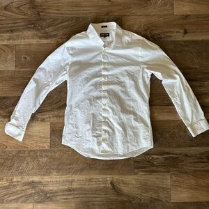 Express White 1MX Dress Shirt